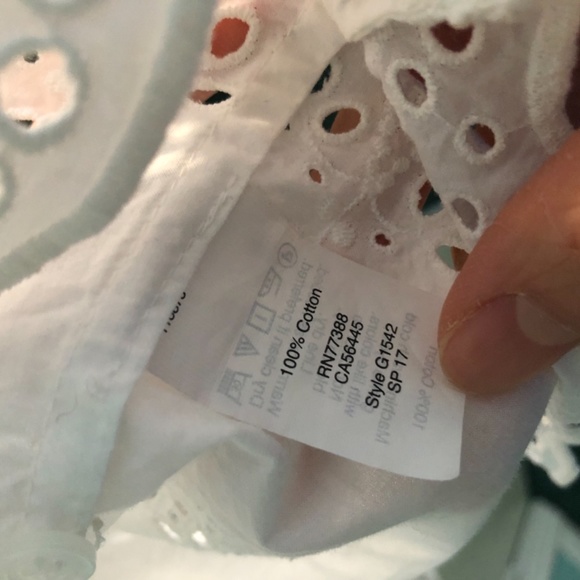 Madewell Eyelet Popover Blouse XS - Picture 5 of 5